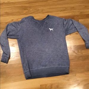 pink extra small blue sweatshirt